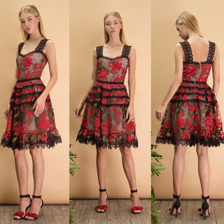 Floral Puffy  Dress