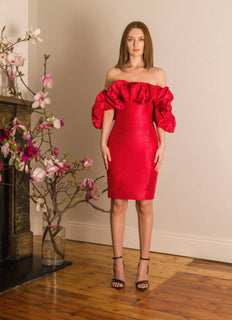 Offshoulder Flare Dress